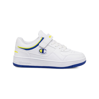 Sneakers bianche da bambino con logo laterale Champion Rebound Low B Ps, Brand, SKU s342500242, Immagine 0